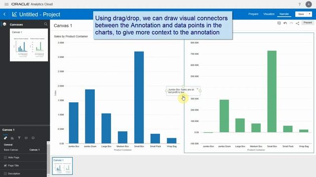 Link Annotations To Data Points in Narrate View смотреть онлайн