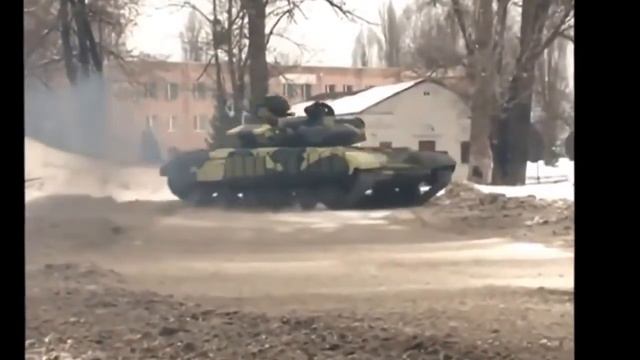 Дрифт на танке Т-64 смотреть онлайн