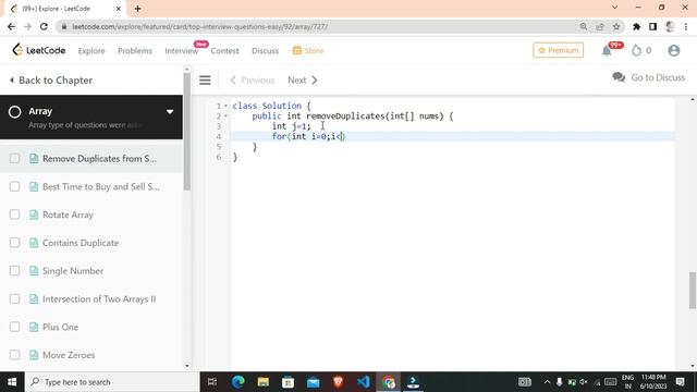 Remove Duplicates from Sorted Array LeetCode смотреть онлайн