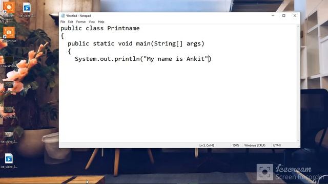 How to compile and run java program in cmd using notepad. смотреть онлайн