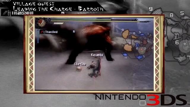 Barroth / Great Sword - Monster Hunter 3 Ultimate Village Low Rank смотреть онлайн