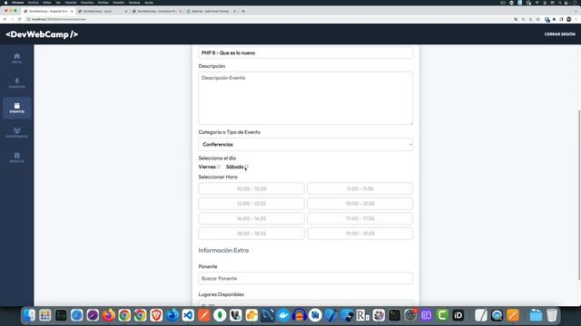 DevWebCamp - Proyecto Desarrollo Web Completo - PHP MVC SASS JS MySQL PayPal смотреть онлайн