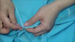 Как сшить платье. Как подшить низ платья потайным стежком.