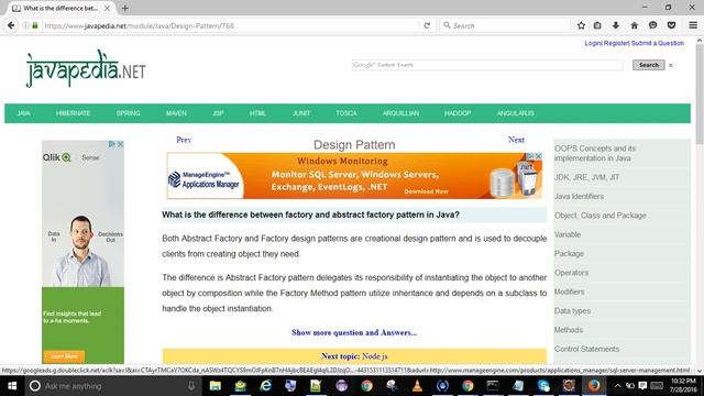 What is the difference between factory and abstract factory pattern in Java?
| javapedia.net смотреть онлайн