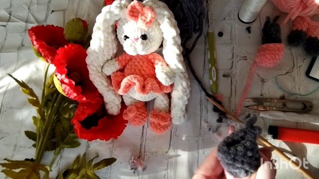 Мастер класс Зайка крючком.Часть1. смотреть онлайн
