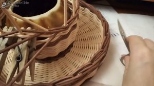 Курочка с подносом /2 часть/плетение из газетных трубочек