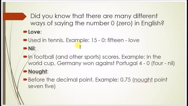 Numbers. Zero, nought, oh, nil, love смотреть онлайн