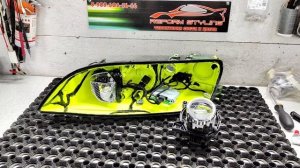 MAZDA 6 GG ремонт фары в стиле mad Max