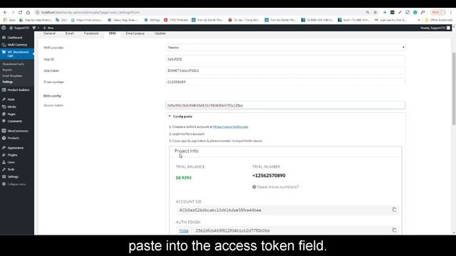 Guide to set sms with Nexmo SMS provider смотреть онлайн