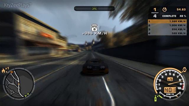 NFS Most Wanted | Bugatti Veyron Super Sport Mod Gameplay [1440p60] смотреть онлайн