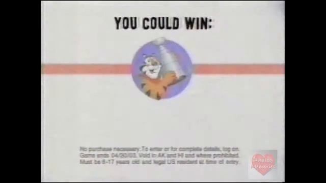 Kellogg's Frosted Flakes Cereal | Television Commercial | 2003 | NHL смотреть онлайн