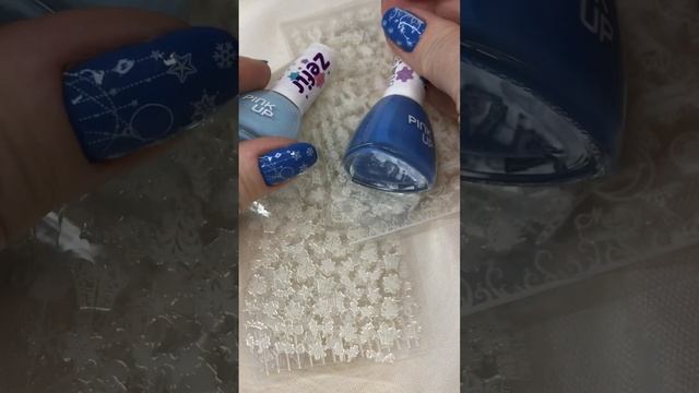 Маникюр Зима 2023❄❄❄ Светоотражающие наклейки Зима