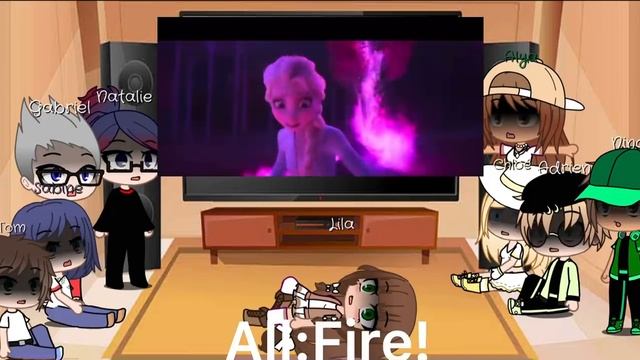 MLB reacts to Marinette as Elsa ||part 1|| смотреть онлайн