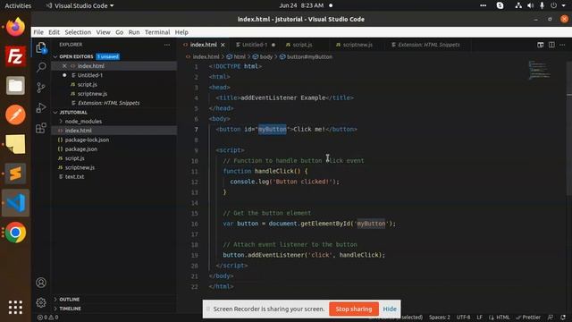 JavaScript Tutorial in Hindi #78 addEventListener Example JavaScript смотреть онлайн