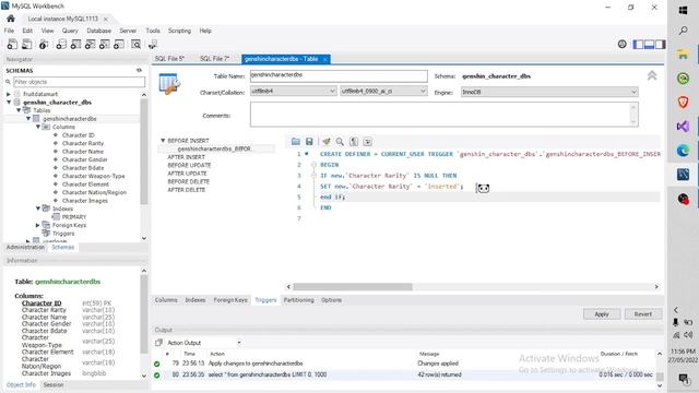 TRIGGERS || MySQL Workbench for CS2216 DBMS FINAL PROJECT смотреть онлайн