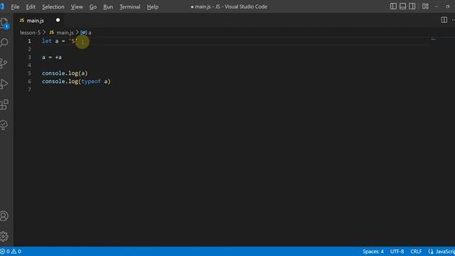 JavaScript. Базовые операторы. Приоритет операторов. смотреть онлайн