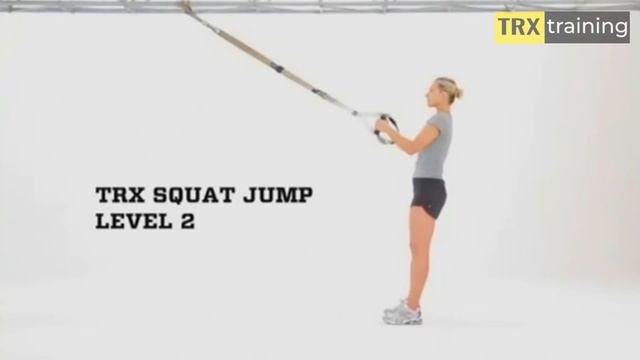 Приседания с прыжком на TRX - (3 уровня) Squat jump смотреть онлайн