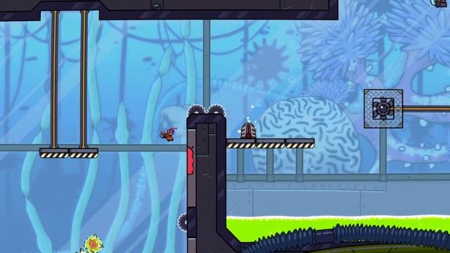 Splasher #3 уворачиваюсь от лазеров смотреть онлайн