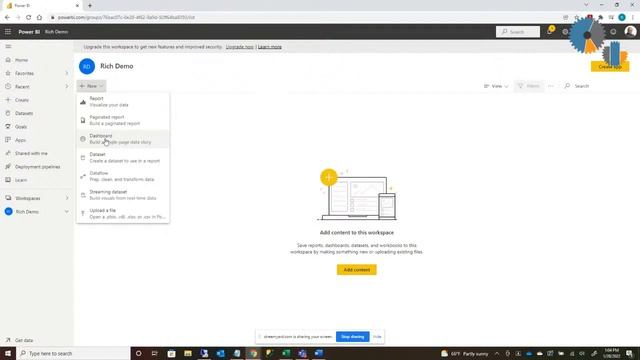 Overview of the Power BI Web Portal and Terminology смотреть онлайн