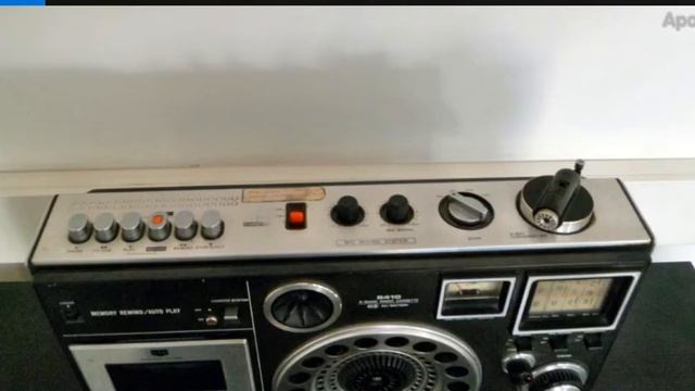 Vintage National Panasonic R-5410B Radio FM portable Cassette player Boombox rec смотреть онлайн
