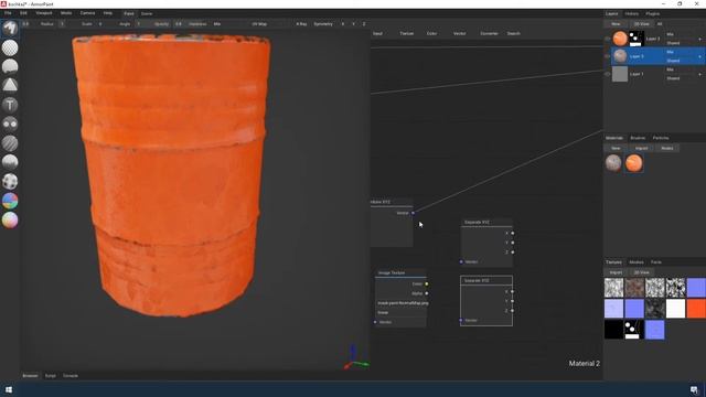 ArmorPaint Как еще добавить деталей материалу? (How else to add detals to the material?) смотреть онлайн