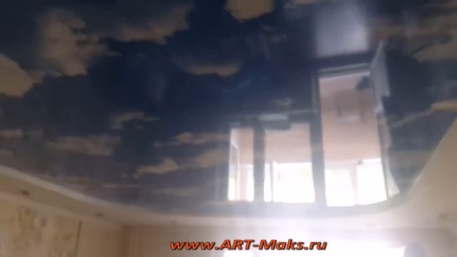 Установка натяжных потолков с фотопечатью смотреть онлайн