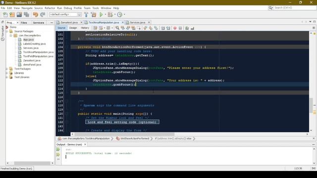 Java Swing Project-Part 7 | How to Use TextArea & grabFocus Function in NetBeans | смотреть онлайн