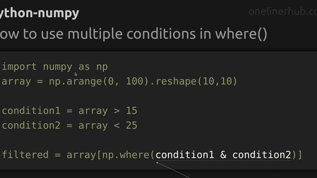 How to use multiple conditions in where() смотреть онлайн