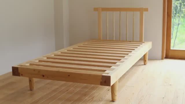 ISHITANI - Making a Kigumi Bed - no glue, screws, or nails - смотреть онлайн