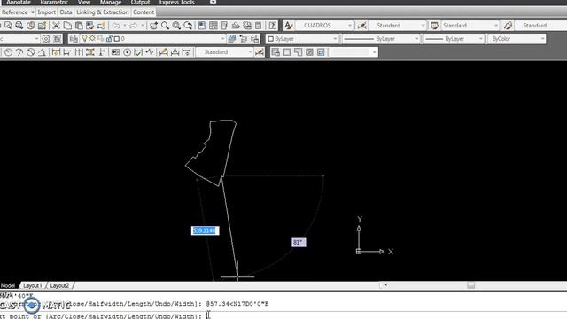 Crear una Poligonal Cerrada con Rumbos y Distancias, AutoCAD - 2019 смотреть онлайн