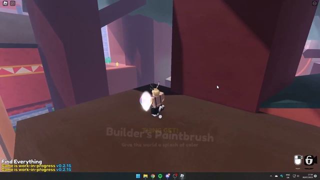 How to get the Builder's Set in Find Everything Roblox (trowel, paintbrush, hammer, and blocks) смотреть онлайн
