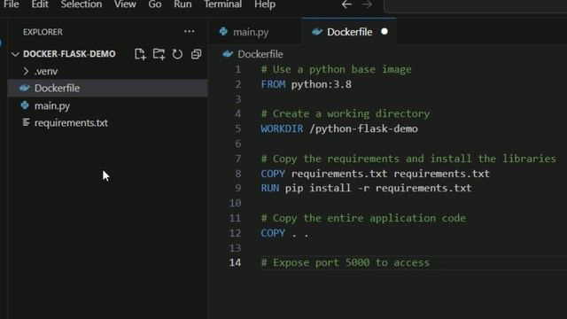 Creating a Docker Image for a basic Python Flask website in Windows смотреть онлайн