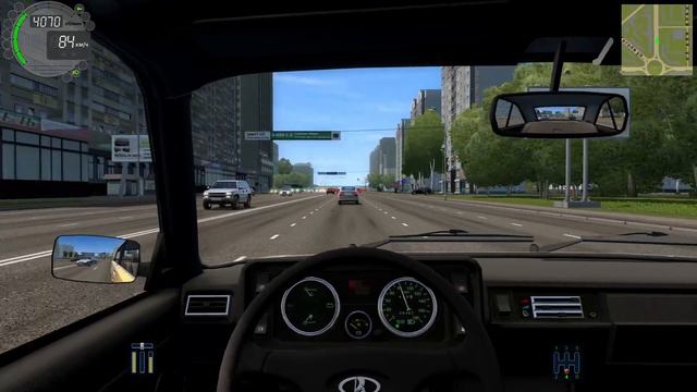 City Car Driving 1.5.7 VAZ 2105 смотреть онлайн