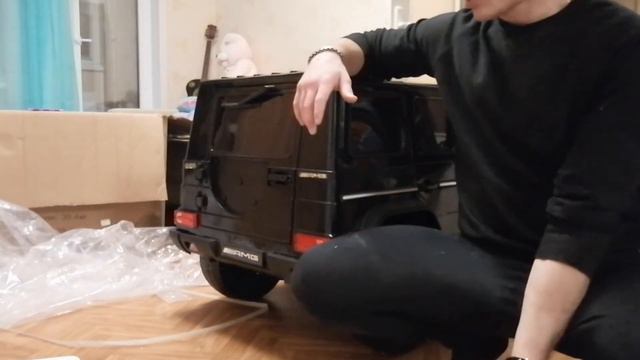 Сборка детского ЭЛЕКТРОМОБИЛЯ AMG G65