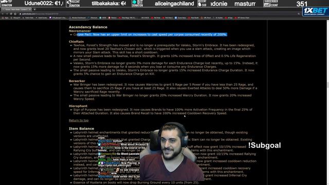 3.11 Patch Notes Reaction | Path of Exile смотреть онлайн