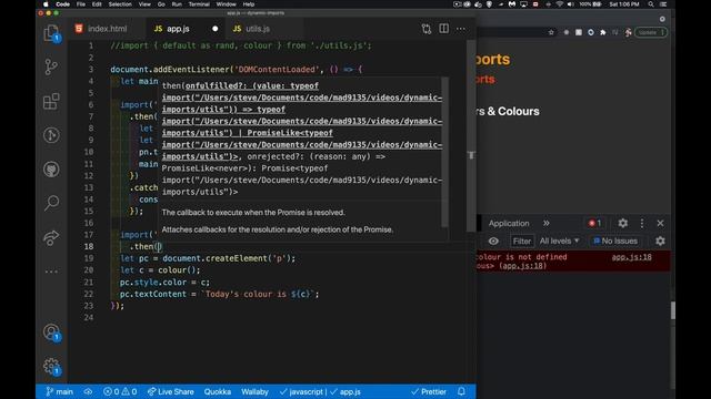 Dynamic Module Imports in JavaScript смотреть онлайн