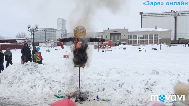 В Таловой на масленицу сжигают чучело смотреть онлайн