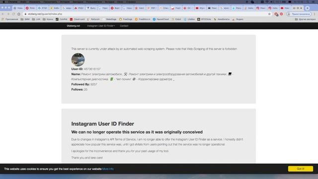 Получаем Access Token и User-ID от Instagram смотреть онлайн