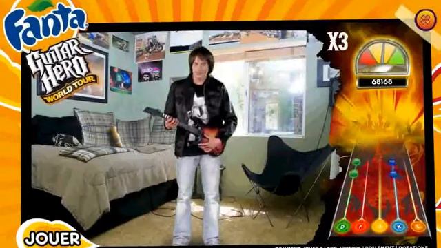 Fanta Guitar Hero Wolrd Tour Aaronschaft Guitare 162605 p... смотреть онлайн