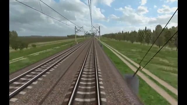 ЧС8-013 С поездом Беларусь участок Вековка-Сергач v.3.4 смотреть онлайн