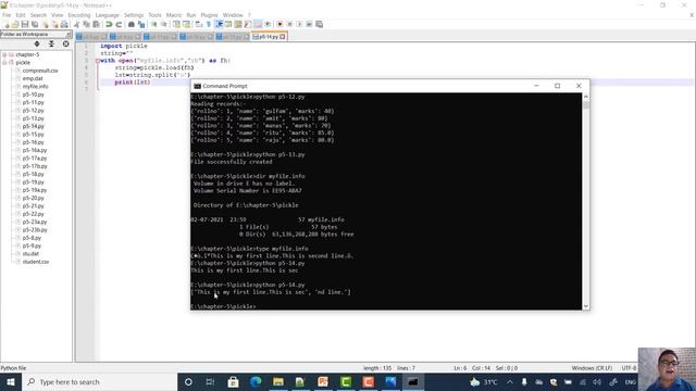 CBSE || CLASS 12 || CHAPTER 5 || WORKING WITH BINARY FILES IN PYTHON || PICKLING AND UNPICKLING смотреть онлайн