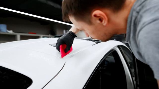 Белая GLE купе после оклейки в матовую плёнку смотреть онлайн