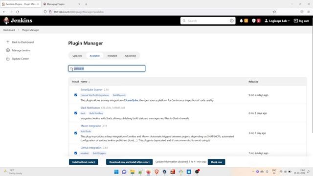 Install Plugins | Maven Integration | SonarQube Scanner | Slack Notification | Build Timestamp | 08 смотреть онлайн