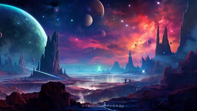 Celestial Wonders - Sci Fi Ambient Music - Meditation for Stress Relief and Sweet Dreams смотреть онлайн