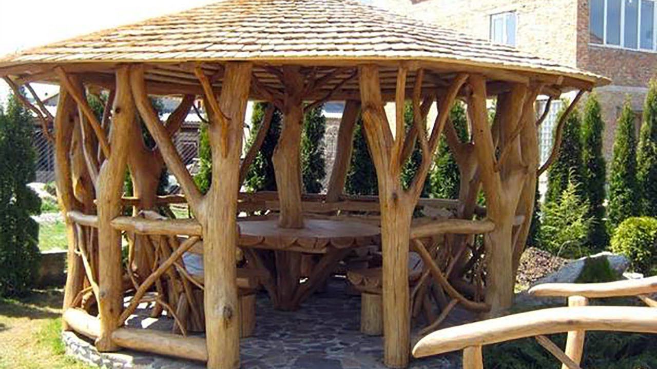 Беседки для дачи из дерева Есть такие варианты Определюсь буду делать смотреть онлайн