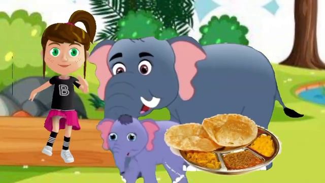 Hathi Raja Kaha Chale |Hindi Balgeet |Hindi Nursery Rhymes | #song #hindi #poem
