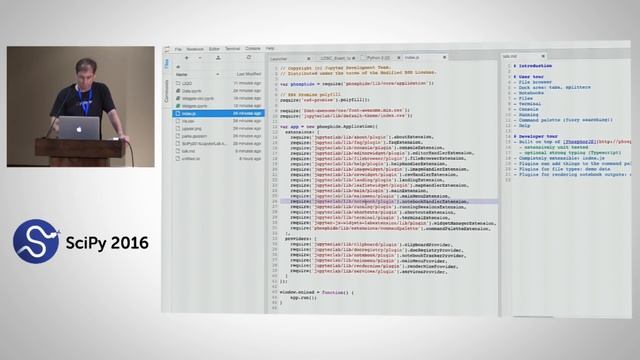 JupyterLab: Building Blocks for Interactive Computing | SciPy 2016 | Brian Granger смотреть онлайн