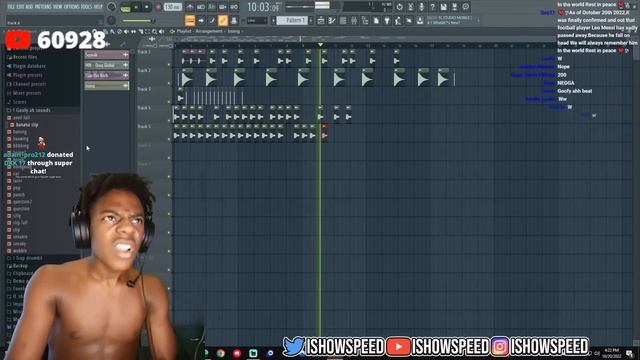 IShowSpeed Makes The Most **GOOFY AHH** Beat Live on Stream! смотреть онлайн