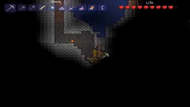 Terraria Gameplay Part 20: The Quest for Gold смотреть онлайн