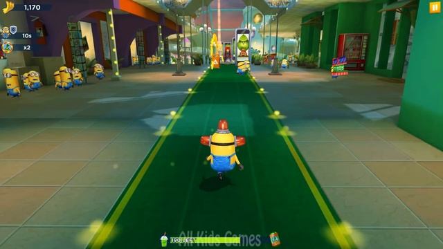 Despicable Me Minion Rush : Bee-do Minion Collecting Green Sodas